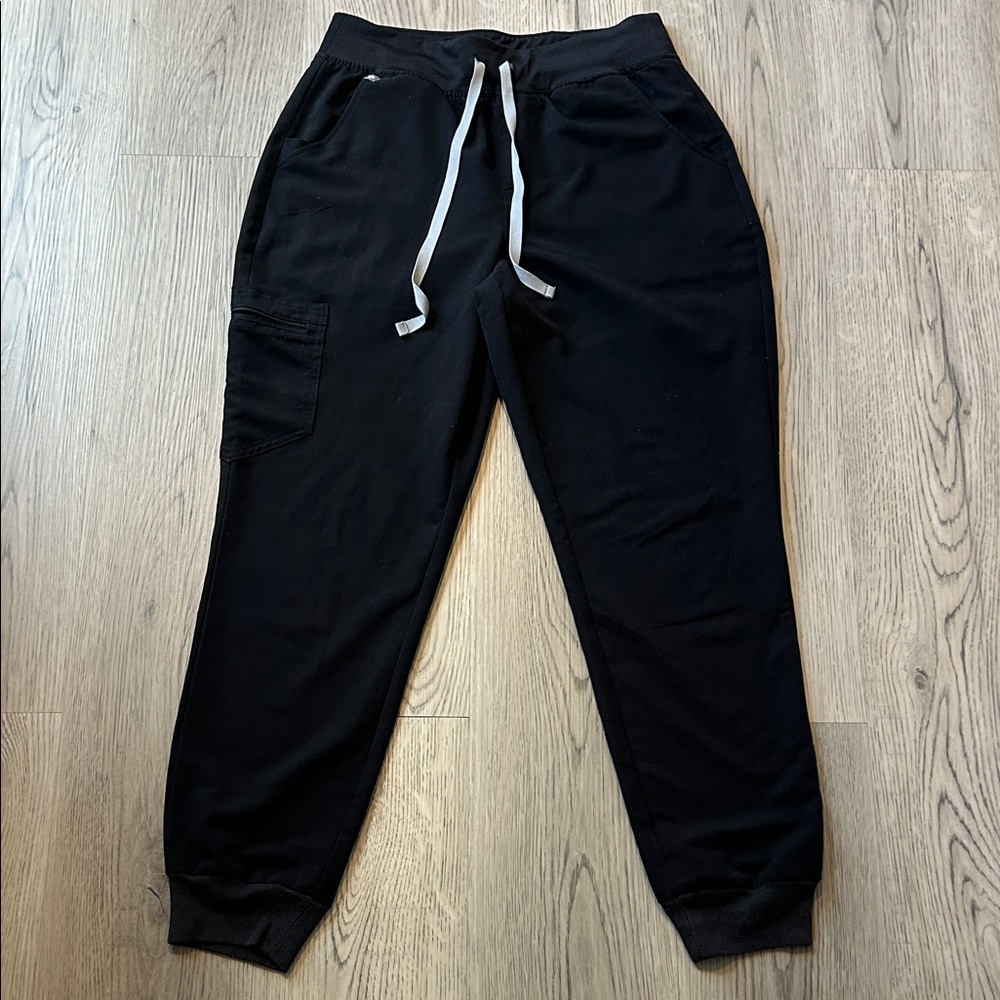 Figs Zamora Jogger Scrub Pants Black Size Medium